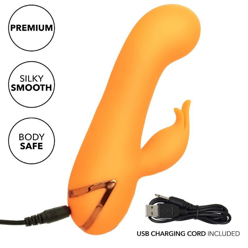 Calexotics - Montecito Muse Vibrateur Lapin Orange par California Dreaming