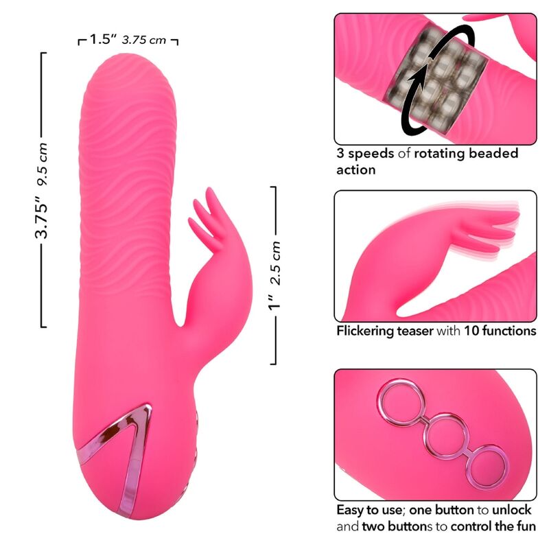 Calexotics - Sacramento Sweetie Vibrateur Lapin Rose par California Dreaming