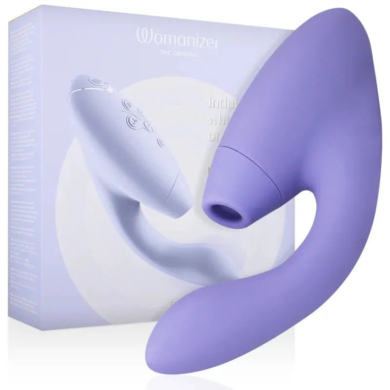 Stimulateur intime lavande pour femmes, Womanizer Original, technologie de plaisir par aspiration douce et précise.