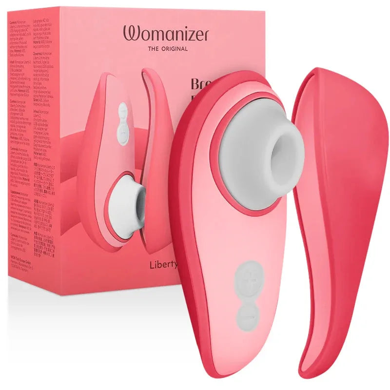 Stimulateur clitoridien rose intense, design discret et portable pour plaisir intime optimal.