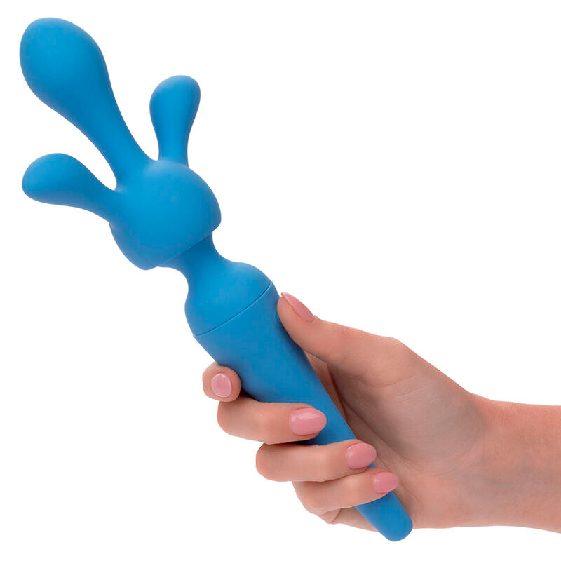 Calexotics - Couture Kit Vibrateur Wand 10 Vibrations Bleu