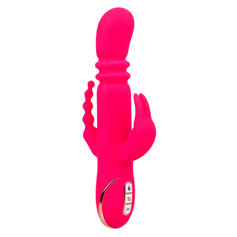 Calexotics - Jack Fantasy Triple Vibrateur Chauffant Lapin Rose