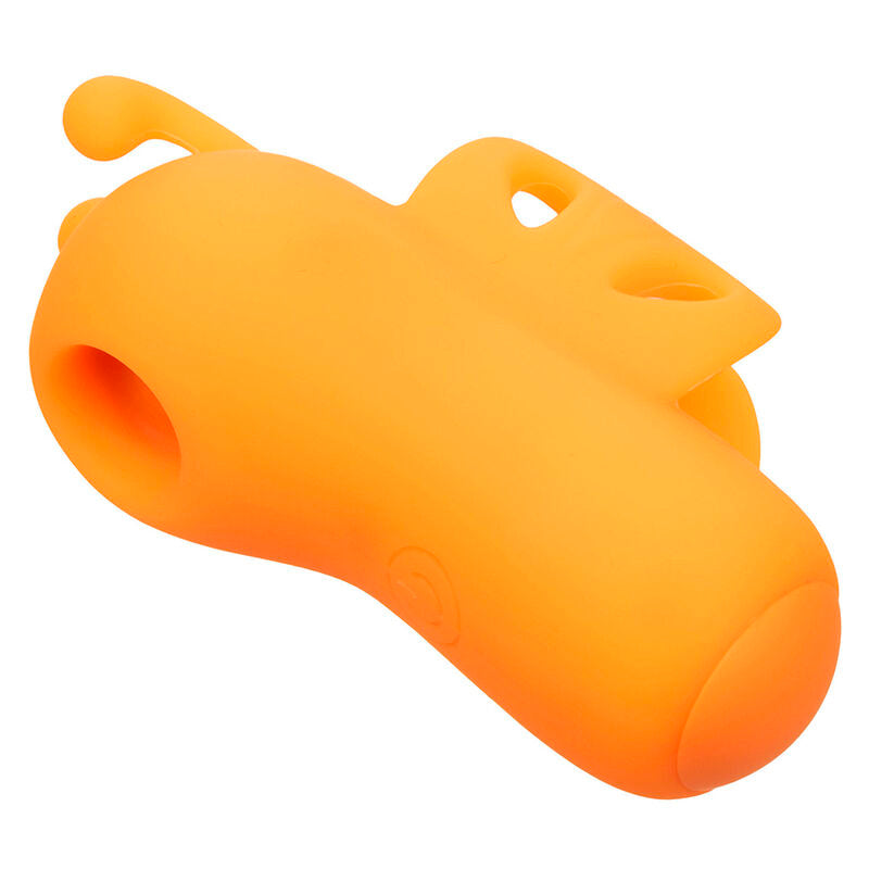 Calexotics - Neon Vibes Buzzing Vibe le Stimulateur de Doigts 10 Vibrations Orange