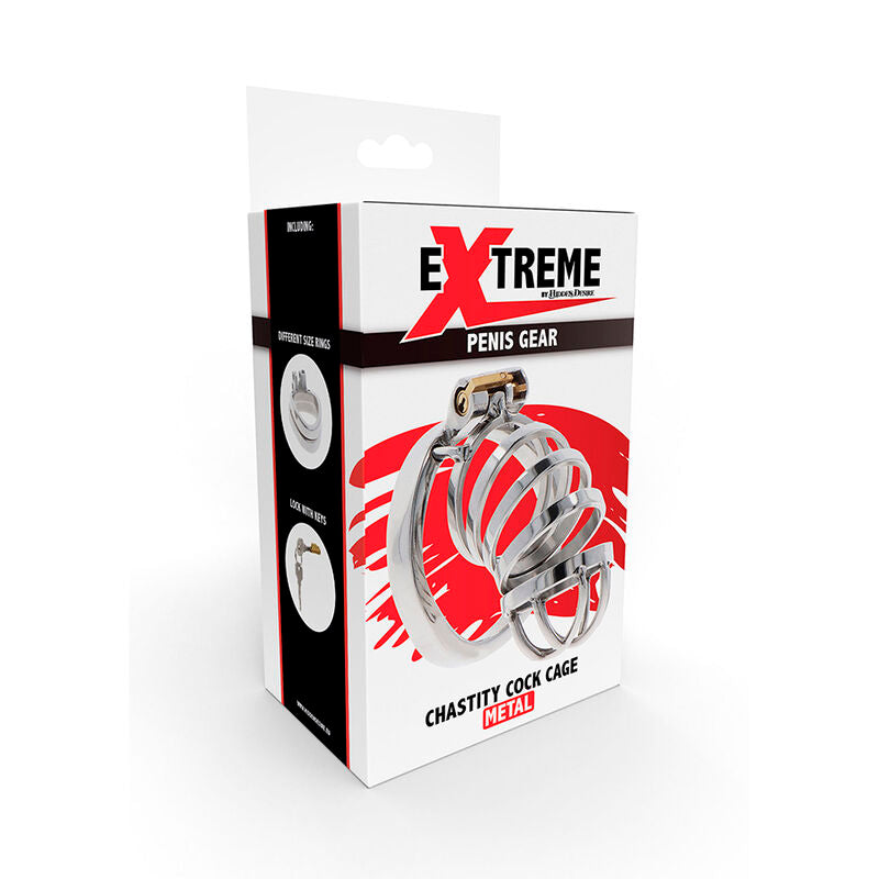 Hidden Desire - Extreme Cage de Chasteté en Métal