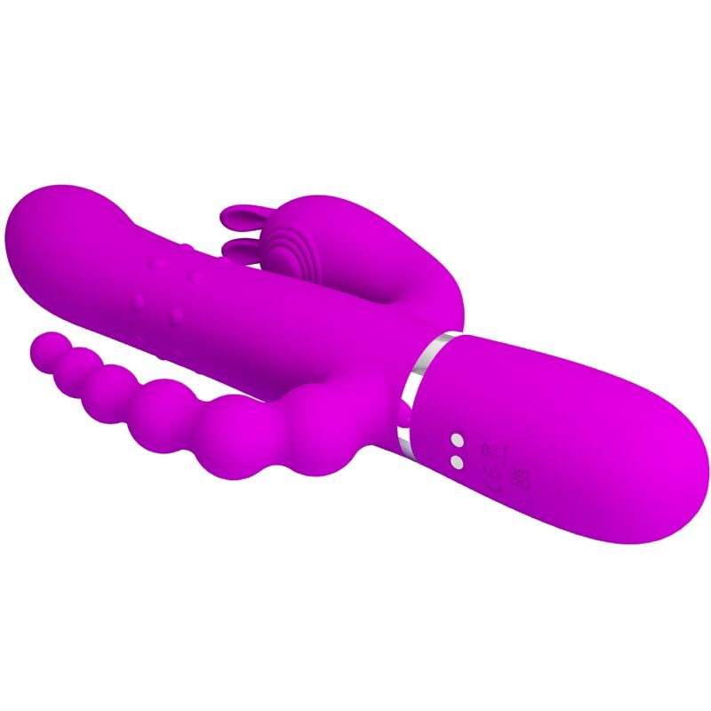 Pretty Love - Cammy Triple Vibrateur Multifonction 4 en 1 Rose