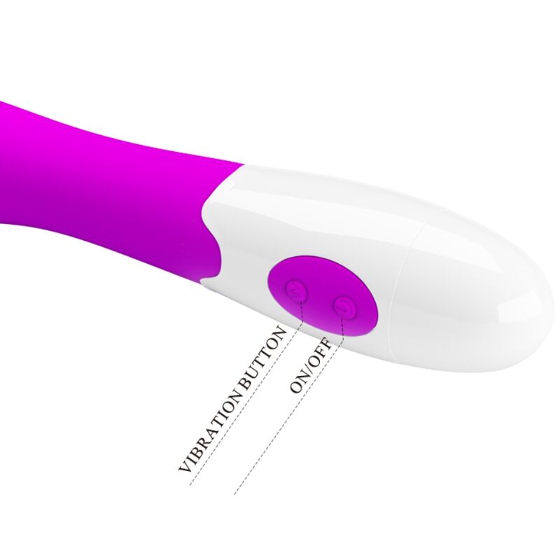 Pretty Love - Vibrateur Elemental 30 Modes de Vibration Violet