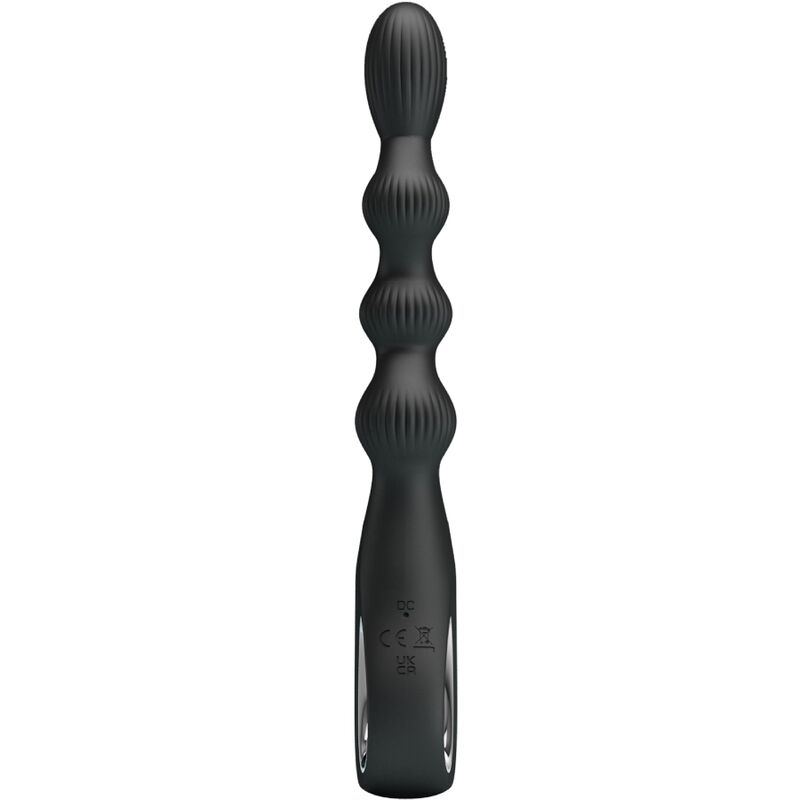 Pretty Love - Vibrateur Anal Federer 12 Vibrations Noir
