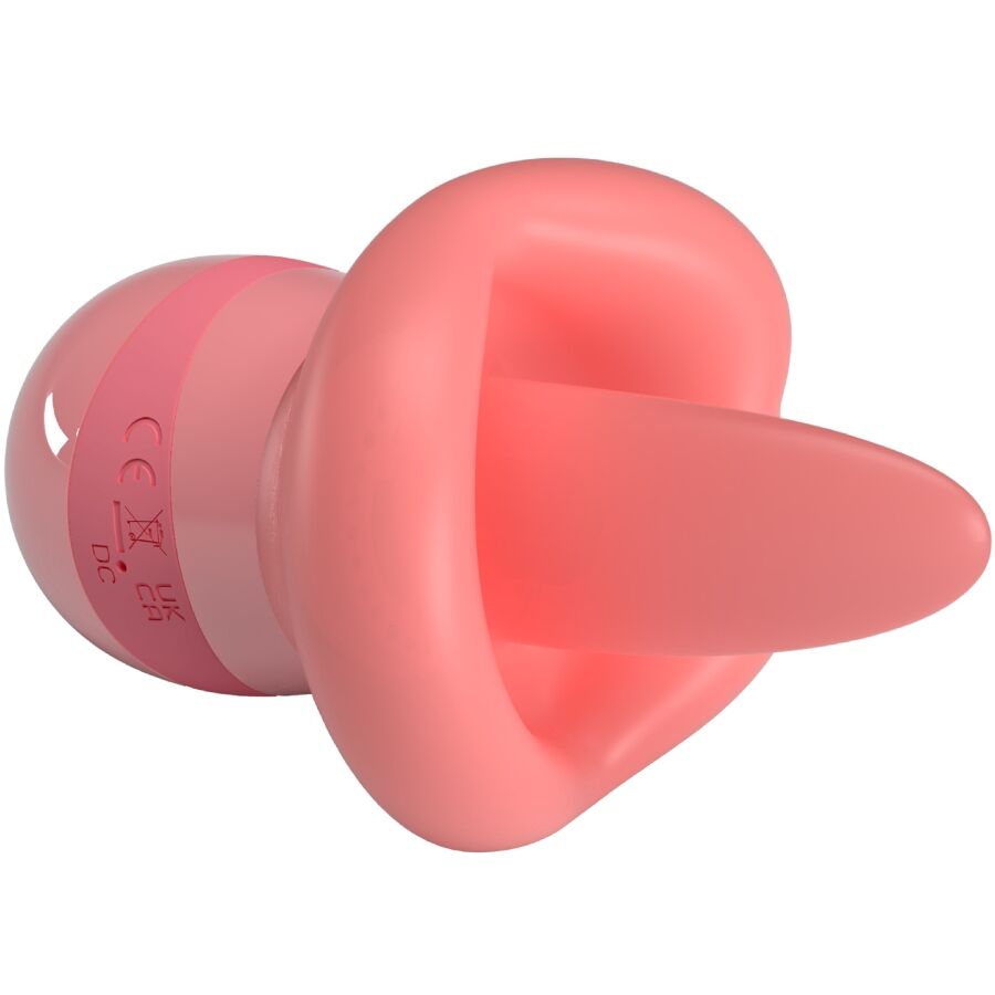 Pretty Love - Stimulateur de Clitoris Kylee Tongue 10 Vibrations Rose Nude