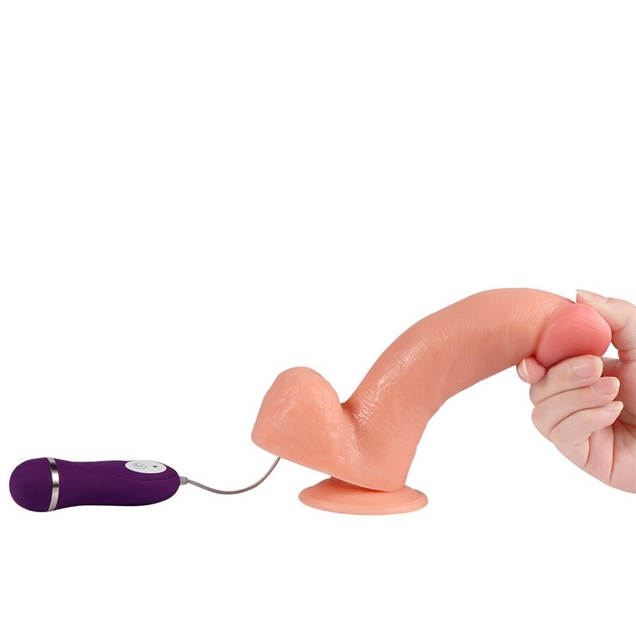 Shequ - Adam Vibrateur Dildo avec Télécommande 21 Cm