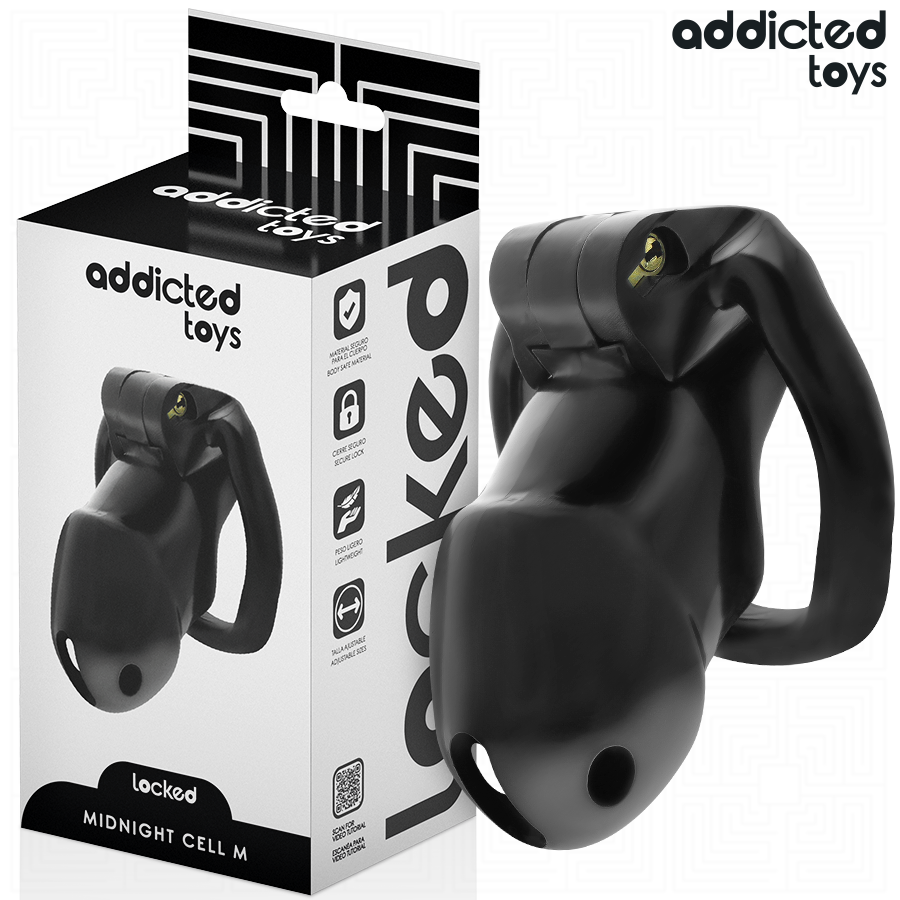 Addicted Toys Locked - Mindnight Cell Cage à Pénis Taille M