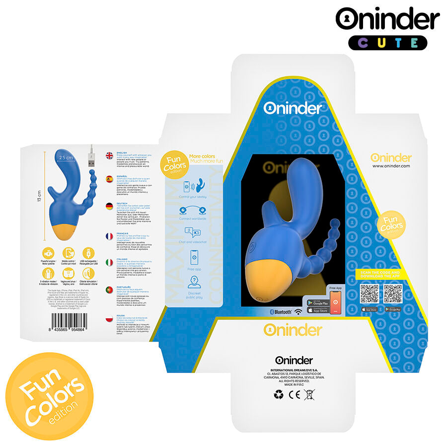 Oninder Cute - Love 3 Some Triple Vibrateur - Application Gratuite Dans le Monde Entier
