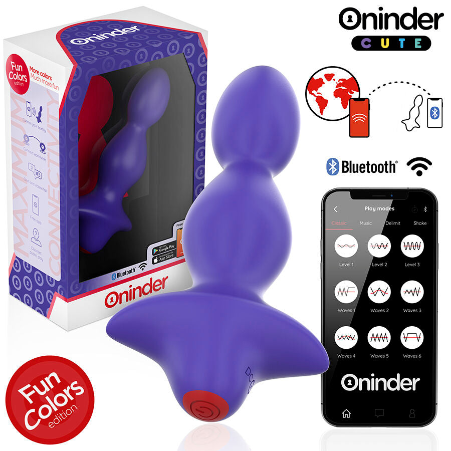 Oninder Cute - Dilatateur Anal Vibrant Love Butt - Application Mondiale Gratuite