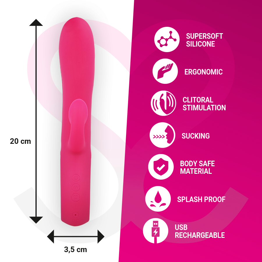 Moressa - Dustin Aspiration Clitoridienne et Vibrations Puissantes Silicone Premium Rechargeable