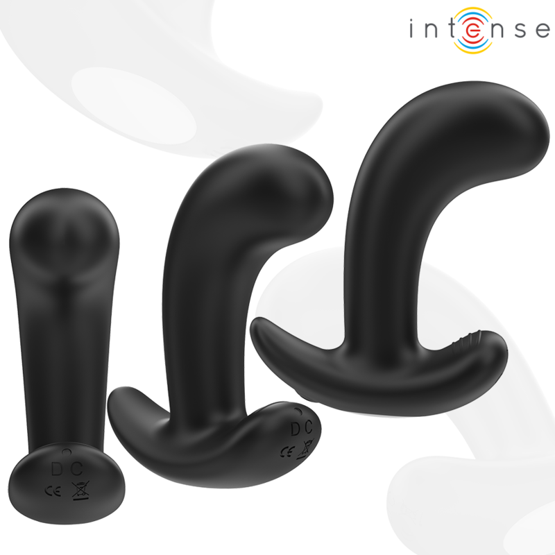 Intense - Chandler Anal Plug 10 Vibrations Noir Télécommande