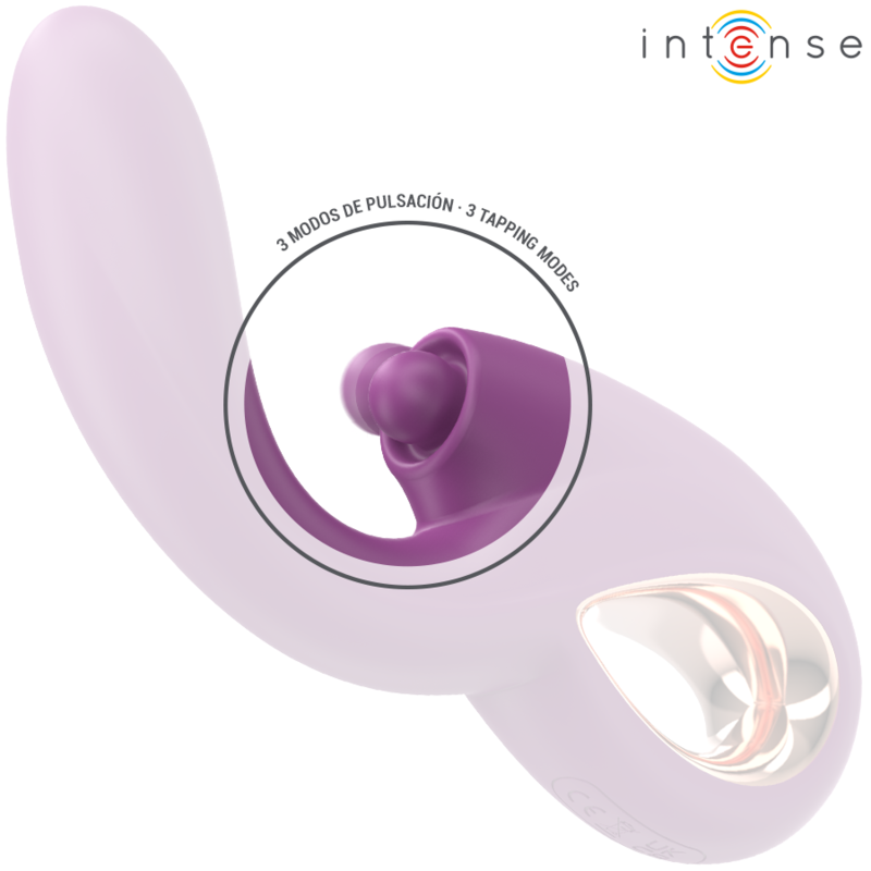 Intense - Lali Vibrateur Multifonction Point G Tapping & Thrust & Vibration Violet