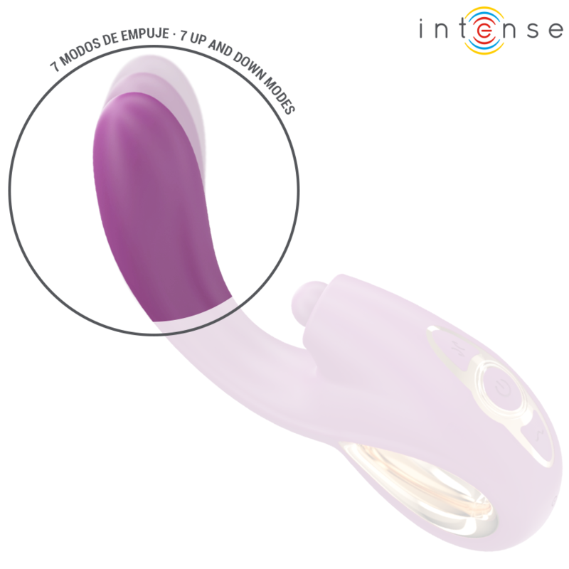 Intense - Lali Vibrateur Multifonction Point G Tapping & Thrust & Vibration Violet