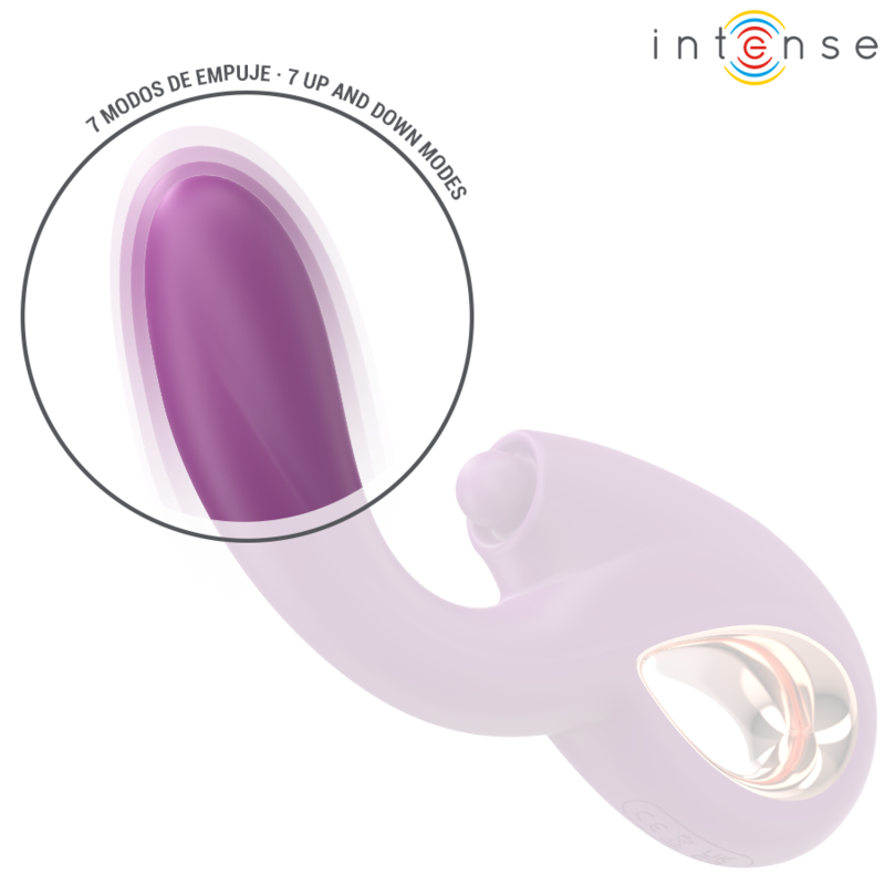 Intense - Lali Vibrateur Multifonction Point G Tapping & Thrust & Vibration Violet