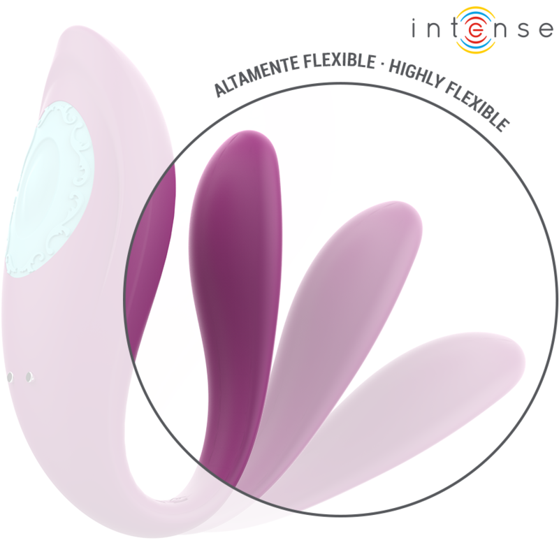 Intense - Annie Vibrateur et Stimulateur en U Violet Télécommande