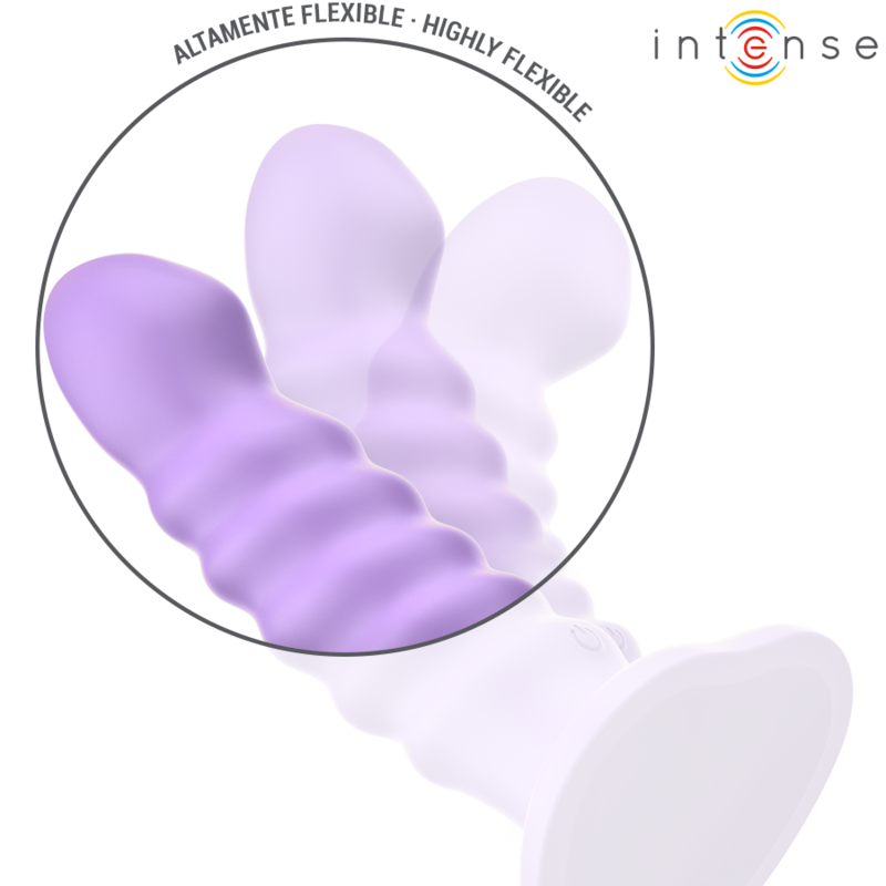 Intense - Brenda Vibrateur Taille M Design Spirale 10 Vibrations Violet Télécommande