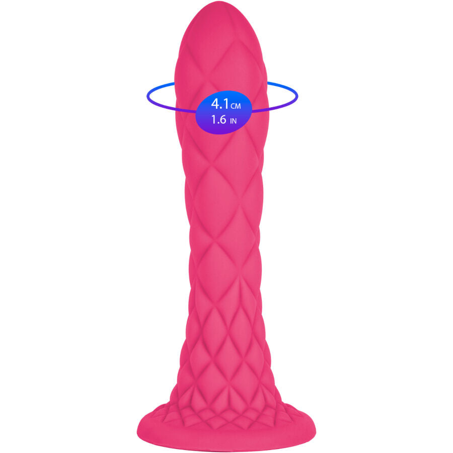 Silexd - Dreamy Dildo Fantasy Silicone Liquide Thermoreactif Fuchsia 18,5 Cm