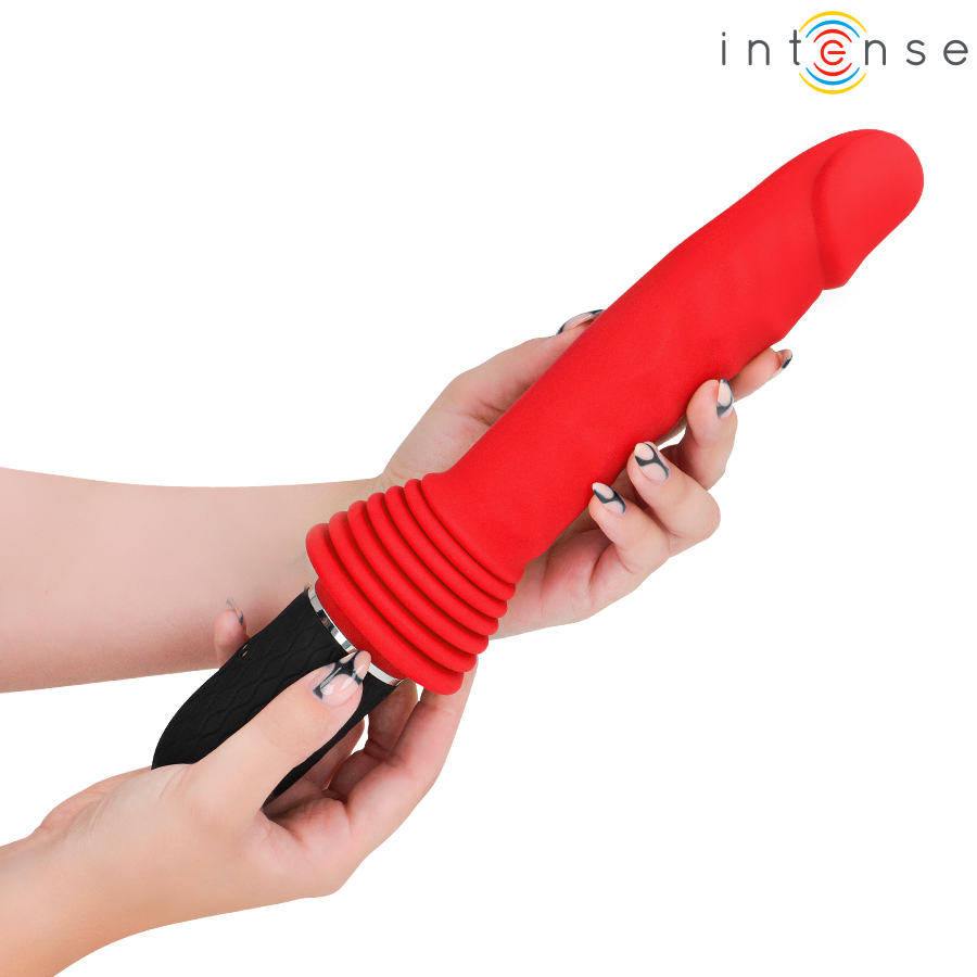 Intense - Vibrateur à Poussée Télécommandé Cynthia avec Chauffage