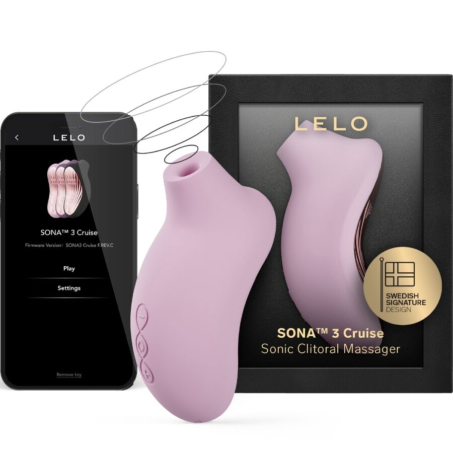 Lelo - Sona 3 Cruise Masseur Clitoral Sonique Rose Pâle