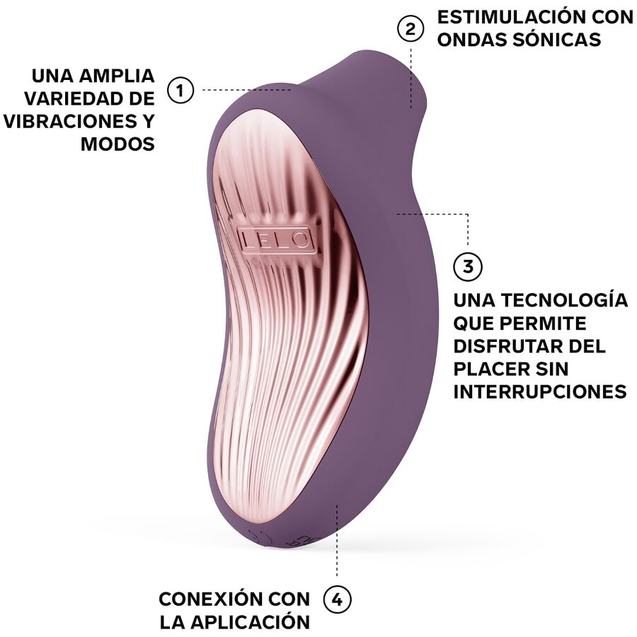 Lelo - Masseur Clitoral Sonique Sona 3 Cruise Prune