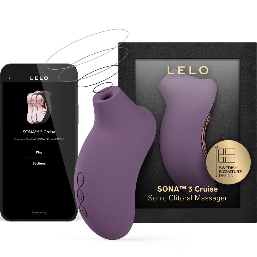 Lelo - Masseur Clitoral Sonique Sona 3 Cruise Prune