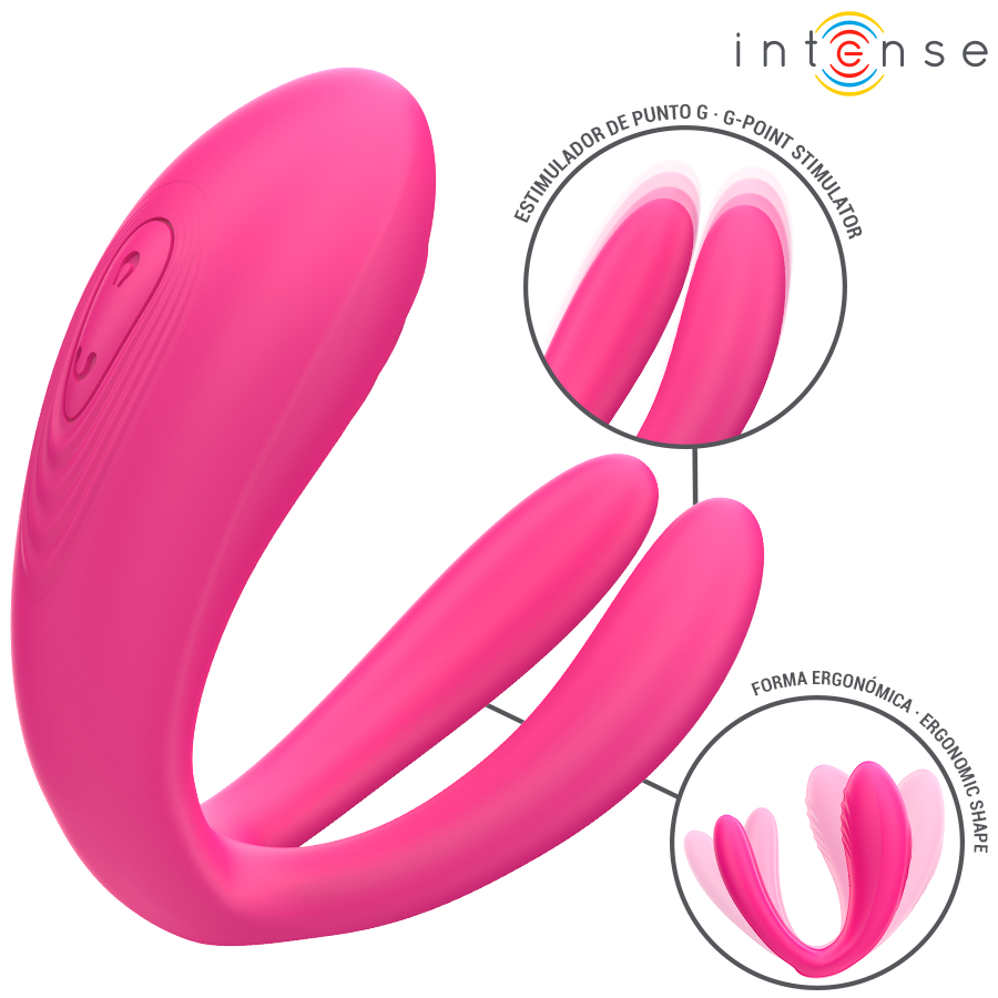 Intense - Julia Double Vibrateur à Pince Stimulateur avec Télécommande
