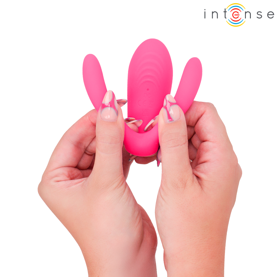 Intense - Julia Double Vibrateur à Pince Stimulateur avec Télécommande