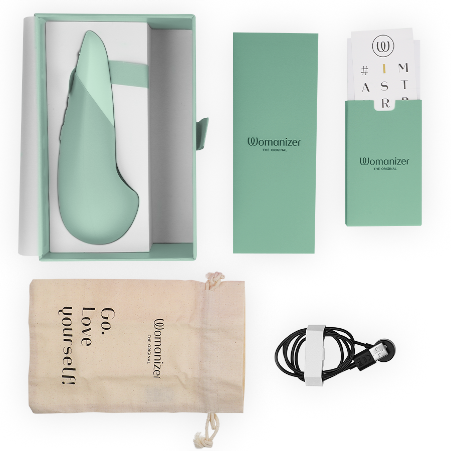 Womanizer - Vibromasseur Silencieux Vibe Lay-on Sage