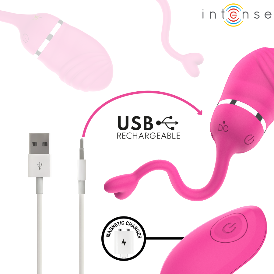 Intense - Sookie œuf Vibrant Rose à Télécommande