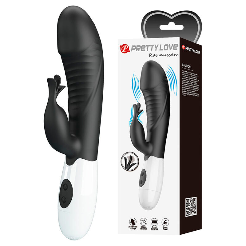 Pretty Love - Rasmussen Vibrateur Lapin 30 Fonctions Noir
