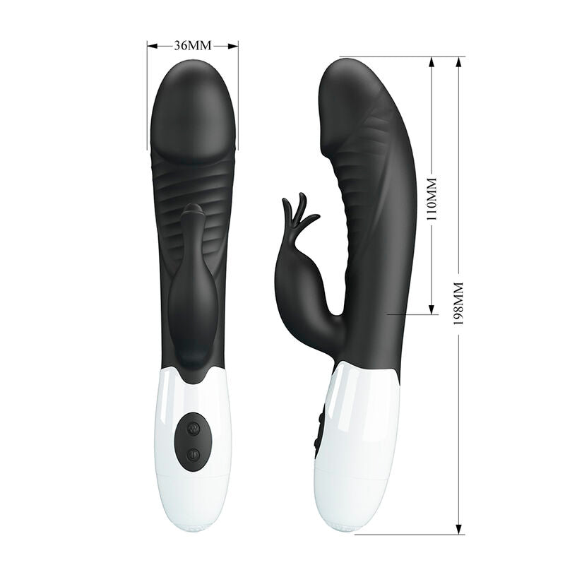 Pretty Love - Rasmussen Vibrateur Lapin 30 Fonctions Noir