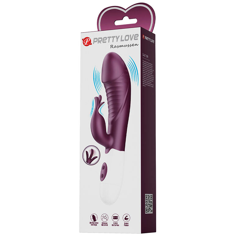 Pretty Love - Vibrateur Lapin Rogue Muse 30 Fonctions Violet