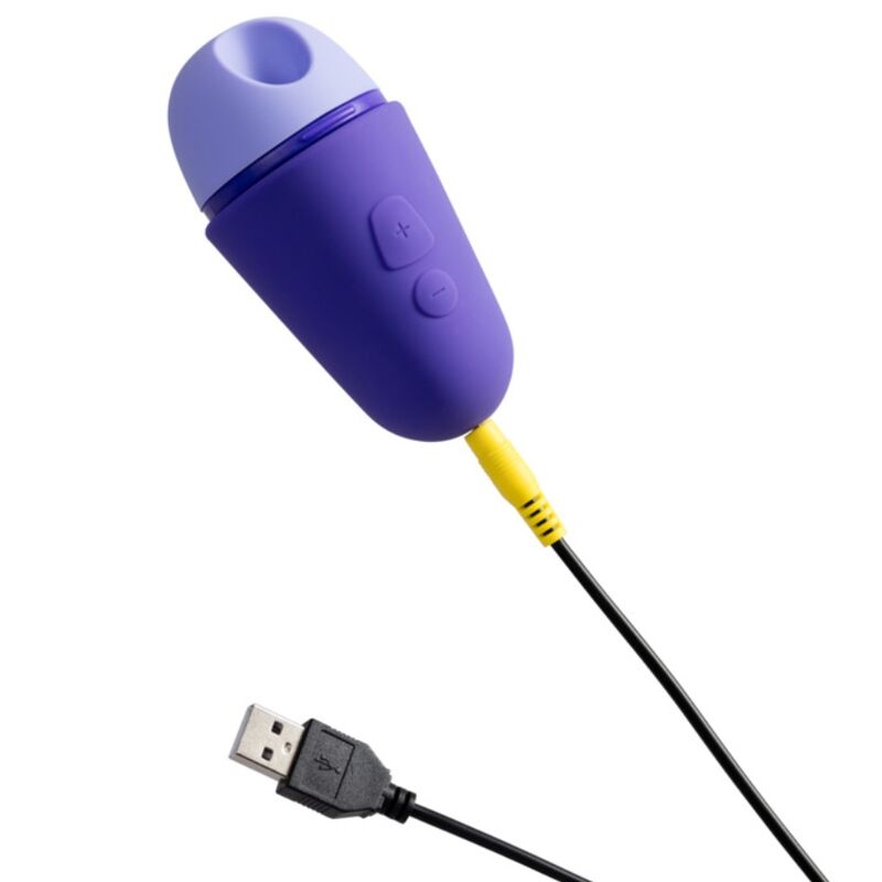 Romp - Stimulateur Clitorial Gratuit avec Couvercle, 10 Niveaux, Rechargeable, Violet