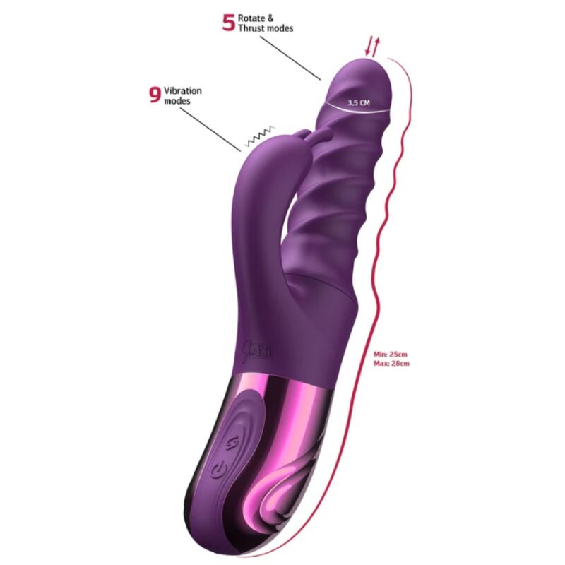 She.e.o - Vibrateur Tourbillon Lapin Violette