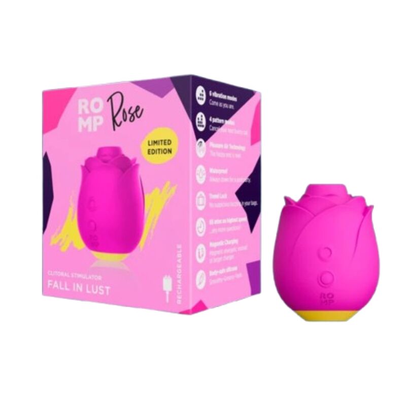 Romp - Rose 2.0 Outil de Succion Clitoridienne en Forme de Rose