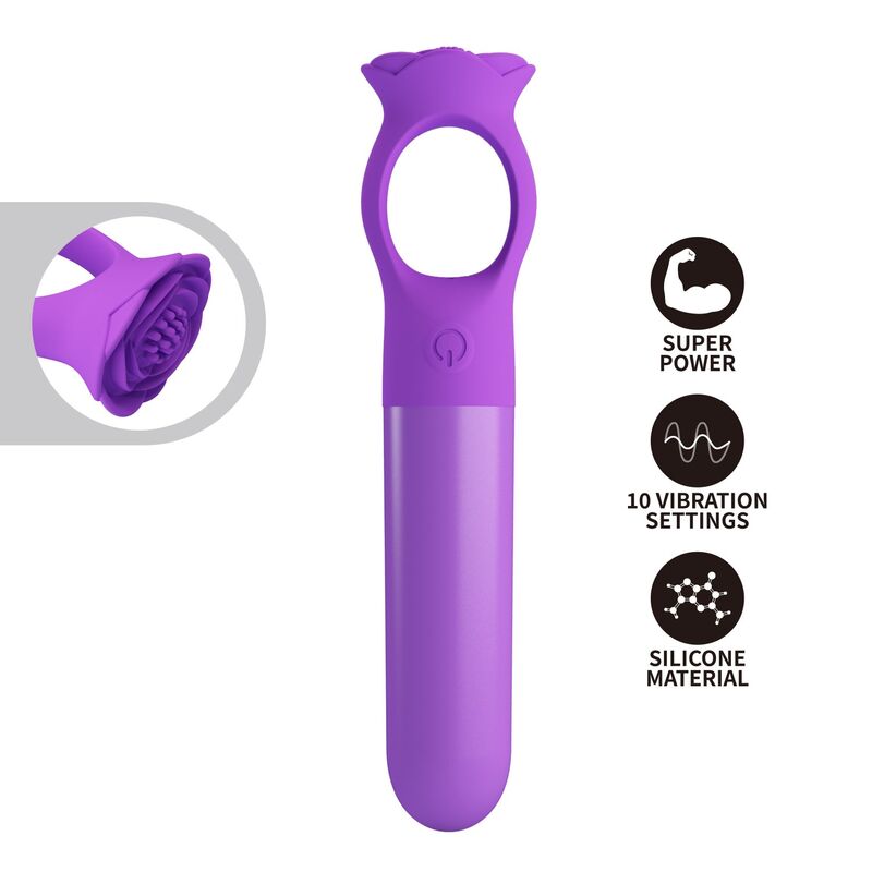 Pretty Love - Giana Mini-vibrateur Masseur Rechargeable Violet