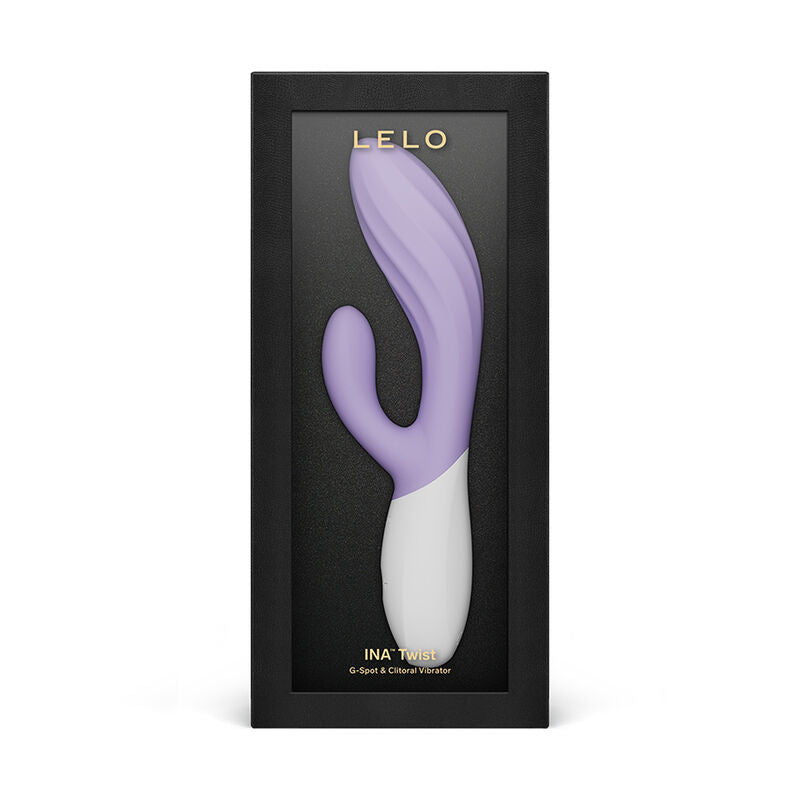 Lelo - Ina Twist Double Vibrateur Lapin pour le Point G et le Clitoris Lavande