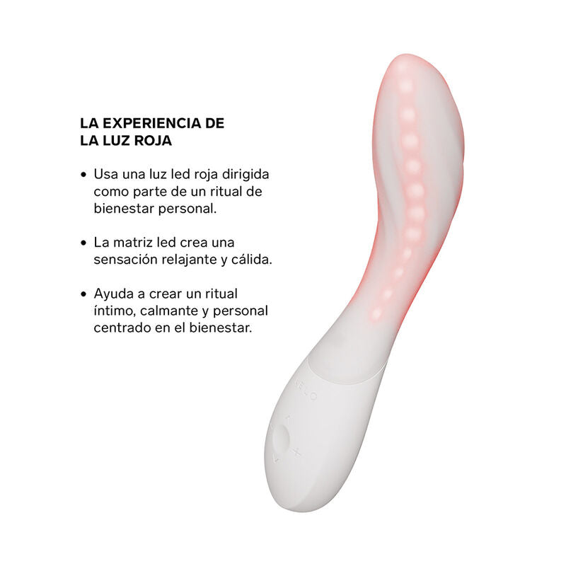 Lelo - Mona Spectra Masseur Intime à Lumière Rouge Rechargeable Contrôlé par Application