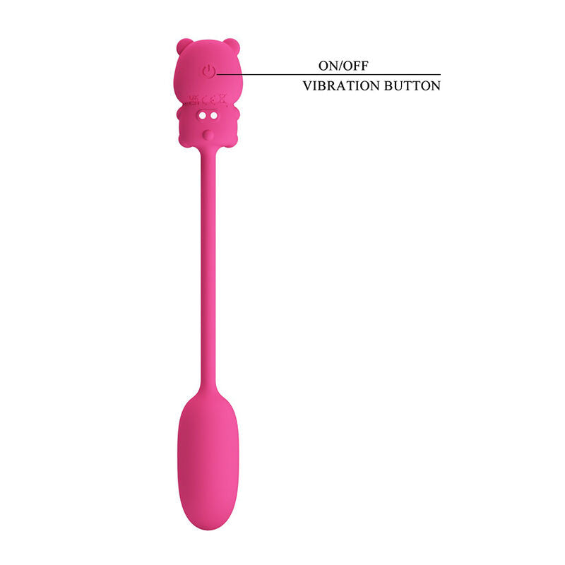 Pretty Love - Vibrateur Balle Rechargeable Olson avec Télécommande Filaire Rose