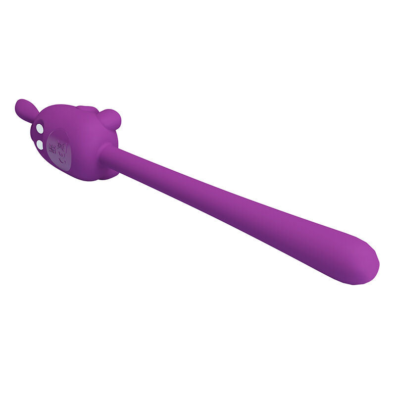 Pretty Love - Bâton Vibrant Flexible Lapin Mignon Rechargeable Usb Violet