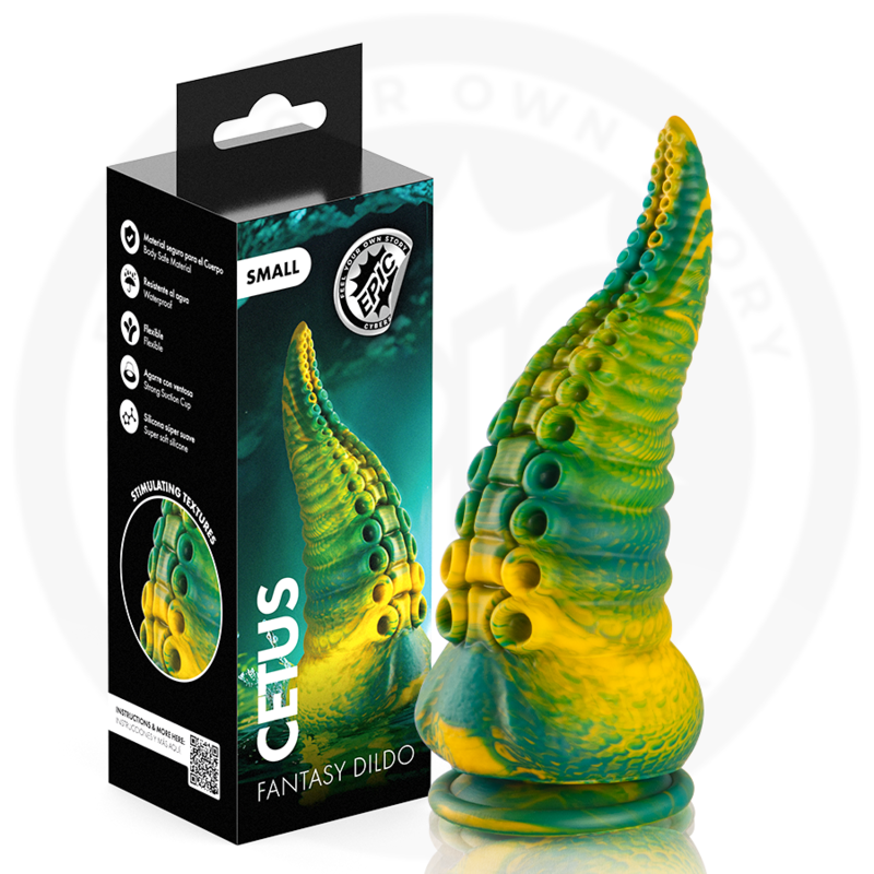 Epic - Godemichet Cetus Vert à Tentacule Petite Taille