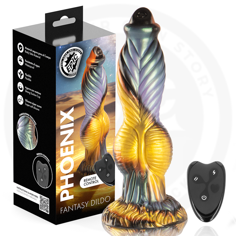 Epic - Phoenix Dildo la Résurgence du Plaisir Télécommande Rechargeable