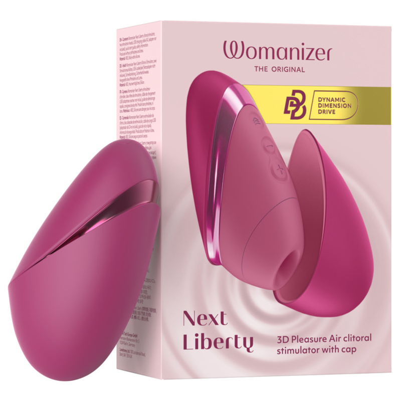 Womanizer - Stimulateur Clitorial 3D Next Liberty Rose Intense Air de Plaisir