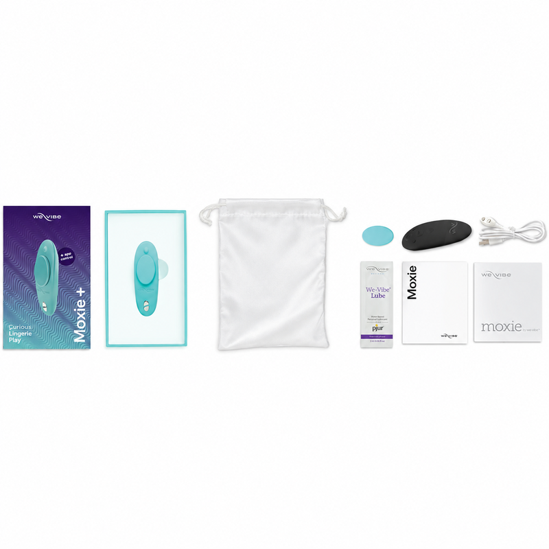 We-vibe - Moxie+ Vibrateur de Culotte à Clip Magnétique Aqua
