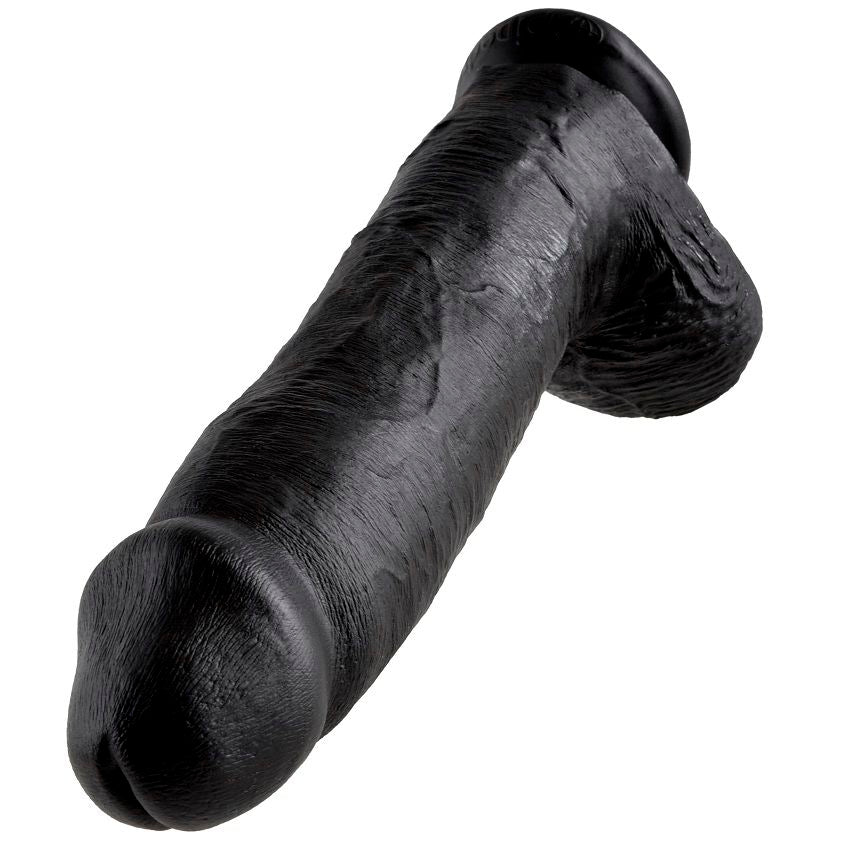 King Cock - Gode Noir avec Boules 30.48 Cm
