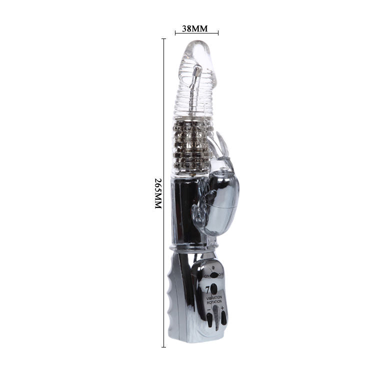 Baile - Rotateur Transparent Missile Amour 26.5 Cm