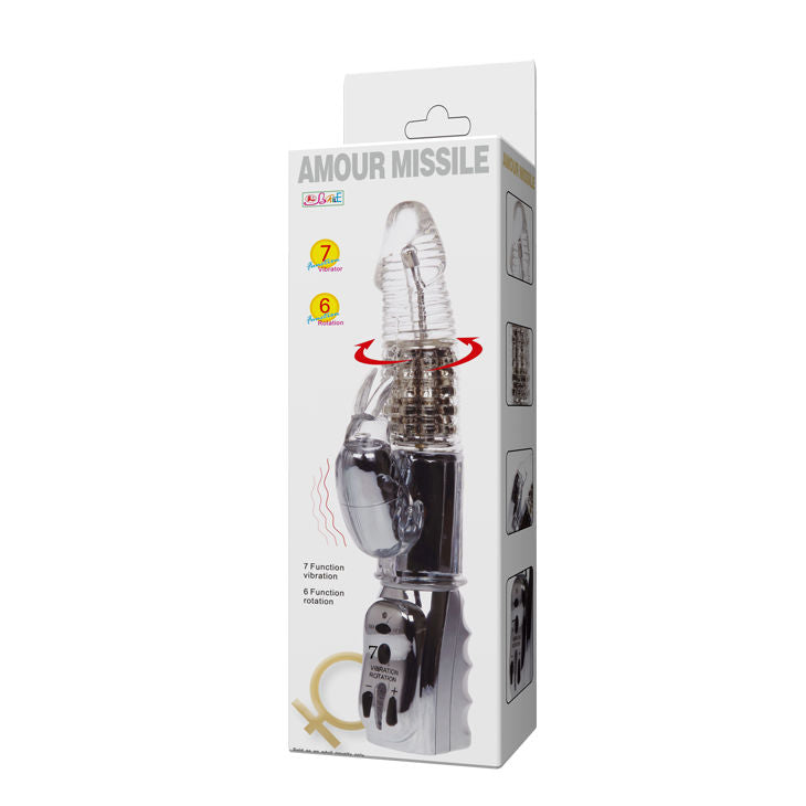 Baile - Rotateur Transparent Missile Amour 26.5 Cm